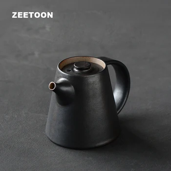 Zen Japanese Style Teapot Kung Fu Tea Set Handmade Ceramics Black Tea Hand Pot Coarse Pottery Puer Pot Creative Home Decor 225ml
Zen Japanese Style Teapot Kung Fu Tea Set Handmade Ceramics Black Tea Hand Pot Coarse Pottery Puer Pot Creative Home Decor 225ml