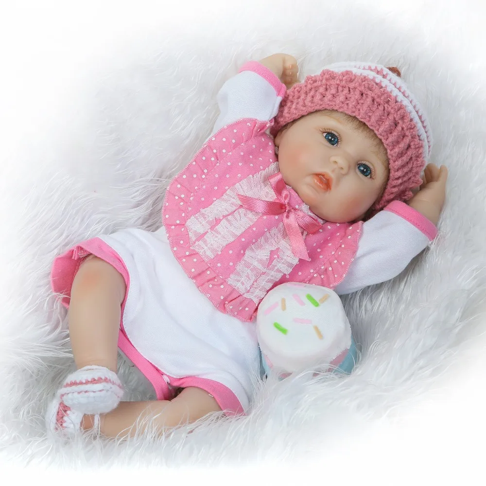 NPKCOLLECTION 16inch Lifelike Reborn Dolls Lovely Premmie Baby Doll Soft Silicone Reborn Baby Girl Playing Toy Christmas Gift
NPKCOLLECTION 16inch Lifelike Reborn Dolls Lovely Premmie Baby Doll Soft Silicone Reborn Baby Girl Playing Toy Christmas Gift