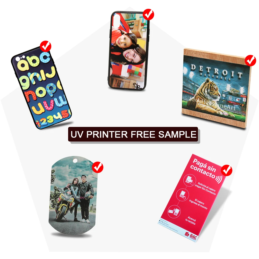 Colorsun free sample for A4 A3 UV printer for printing Phone case leather metal glass acrylic wood
Colorsun free sample for A4 A3 UV printer for printing Phone case leather metal glass acrylic wood