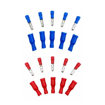 New 100pcs Red Assorted Female&Male Bullet Butt Connector Crimp Wire Terminals
New 100pcs Red Assorted Female&Male Bullet Butt Connector Crimp Wire Terminals