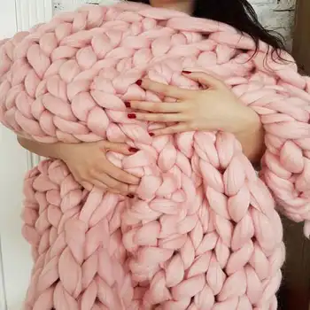 Newest Crocheted Bed/Sofa Blanket Blending Anti-Pilling Hand Chunky Knitted Super Soft Winter Blanket Warm Home Sofa cover
Newest Crocheted Bed/Sofa Blanket Blending Anti-Pilling Hand Chunky Knitted Super Soft Winter Blanket Warm Home Sofa cover
