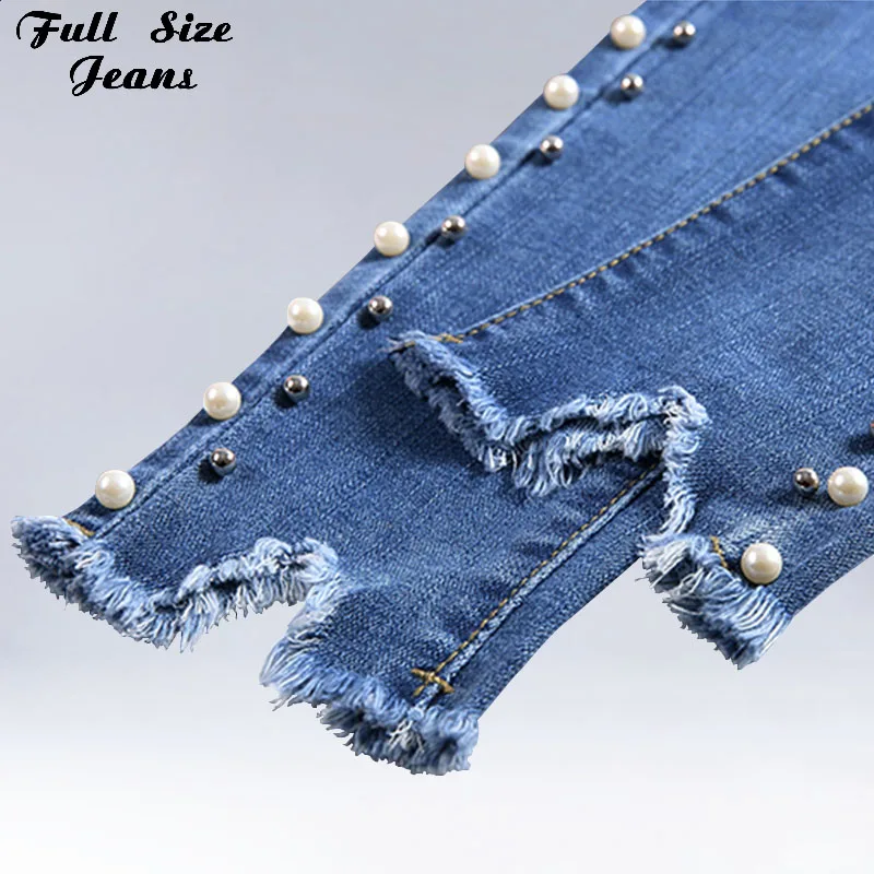 Summer Plus Size Nail Bead Light Blue Capris Jeans 4Xl 5Xl Light Blue Stretch Denim Pants Women Casual Trousers
Summer Plus Size Nail Bead Light Blue Capris Jeans 4Xl 5Xl Light Blue Stretch Denim Pants Women Casual Trousers