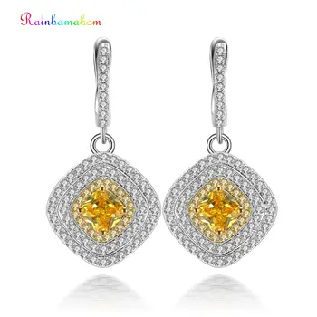 Rainbamabom Real 925 Sterling Silver Citrine Gemstone Drop Dangle Wedding Engagement Party Cocktail Earrings Gifts Wholesale
Rainbamabom Real 925 Sterling Silver Citrine Gemstone Drop Dangle Wedding Engagement Party Cocktail Earrings Gifts Wholesale