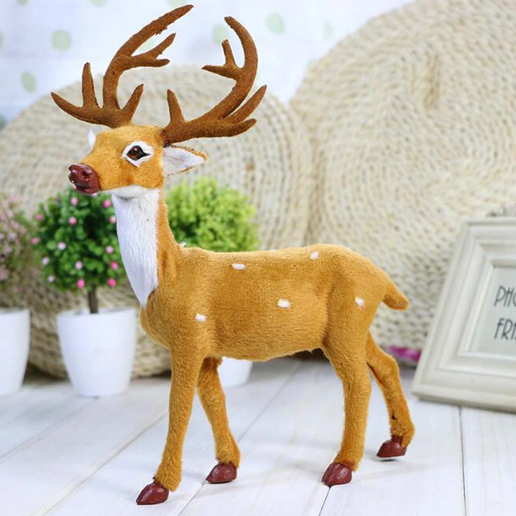 Reindeer Standing Simulated Xmas Vivid Elk Plush Plastic Simulation Dolls Kids Toy Creative Home Desktop Table Decor
Reindeer Standing Simulated Xmas Vivid Elk Plush Plastic Simulation Dolls Kids Toy Creative Home Desktop Table Decor