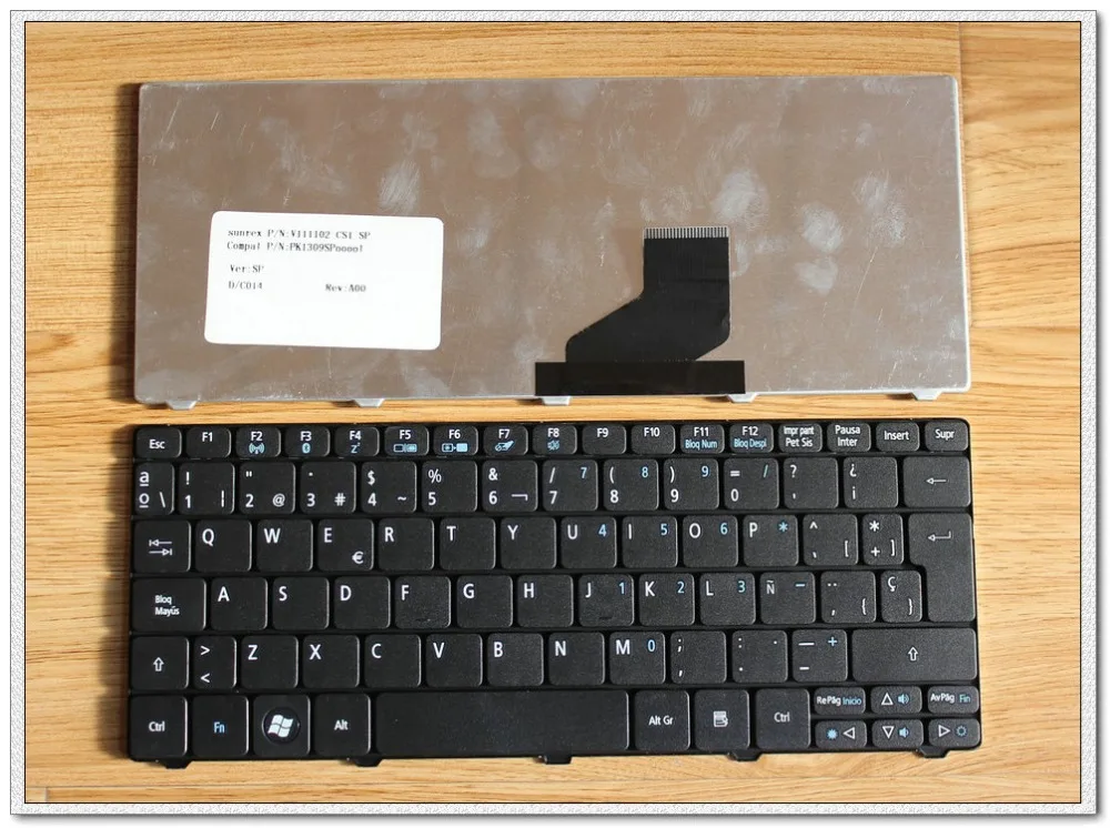 New SP for Acer Aspire One 522 533 532G AO532h 532H 521 AO522 D260 D270 Spanish laptop Keyboard
New SP for Acer Aspire One 522 533 532G AO532h 532H 521 AO522 D260 D270 Spanish laptop Keyboard