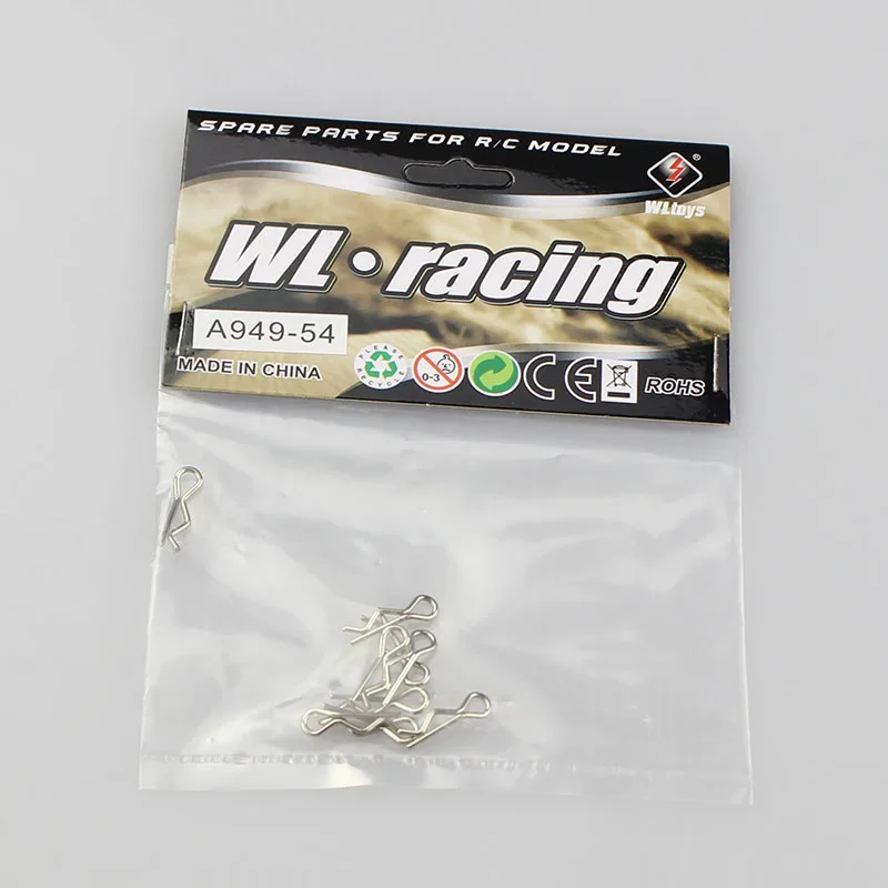 8pcs/set WLtoys A949-54 original spare part R shape pins buckle for RC 1/18 cars A949 A959 A969 A979 K929 A959-B A969-B A979-B
8pcs/set WLtoys A949-54 original spare part R shape pins buckle for RC 1/18 cars A949 A959 A969 A979 K929 A959-B A969-B A979-B