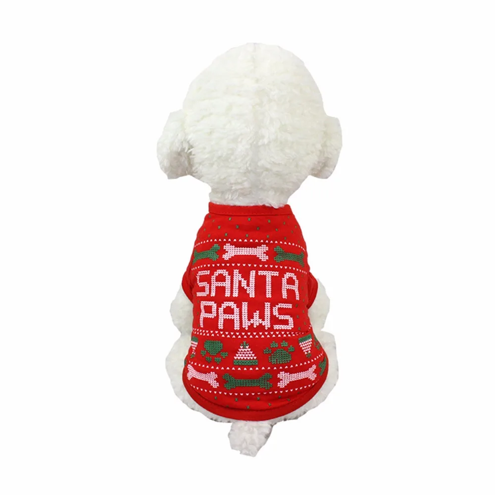 Lovely Pet Christmas Clothes Polyester Warm Autumn Winter Dog Coat Shirts Pets Xmas Costumes Clothing For Small Dogs Chihuahua
Lovely Pet Christmas Clothes Polyester Warm Autumn Winter Dog Coat Shirts Pets Xmas Costumes Clothing For Small Dogs Chihuahua
