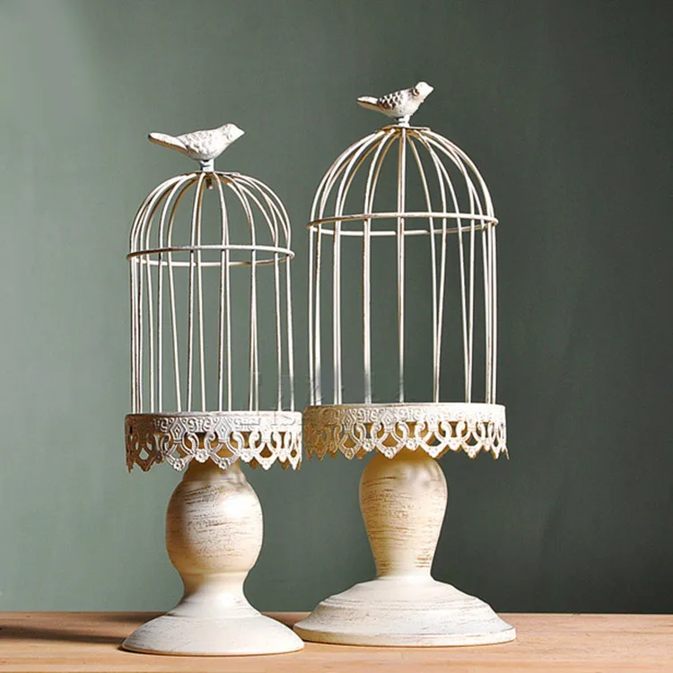 New Product! French Versailles wrought iron candlestick lantern white Birdcage small mixed batch
New Product! French Versailles wrought iron candlestick lantern white Birdcage small mixed batch