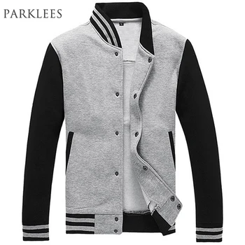 Baseball Jacket Men Veste Homme Brand Slim Fit College Varsity Jacket Mens Casual Sweatshirt Sportswear Bomber Jackets Gray XXXL
Baseball Jacket Men Veste Homme Brand Slim Fit College Varsity Jacket Mens Casual Sweatshirt Sportswear Bomber Jackets Gray XXXL