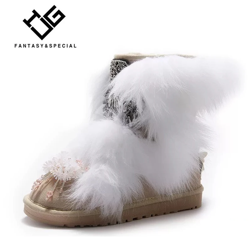 IGU Snow Boots Females Genuine Cow Leather White Fur Punk 2018 Brand Women Winter Boots Women Fashion Casual Boots Botas Mujer
IGU Snow Boots Females Genuine Cow Leather White Fur Punk 2018 Brand Women Winter Boots Women Fashion Casual Boots Botas Mujer