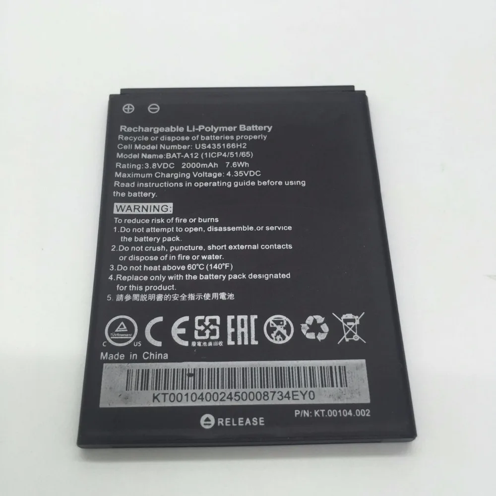 2000mah BAT-A12 Mobile Phone Battery for Acer Liquid Z520, Liquid Z520 Dual SIM (P/N BAT-A12(1ICP4/51/65) KT.00104.002)
2000mah BAT-A12 Mobile Phone Battery for Acer Liquid Z520, Liquid Z520 Dual SIM (P/N BAT-A12(1ICP4/51/65) KT.00104.002)