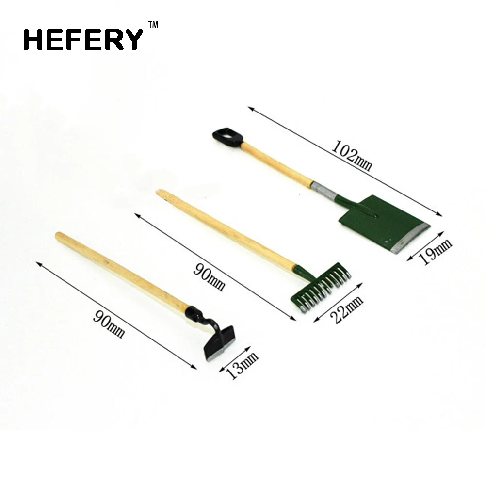 3Pcs 1/12 Dollhouse Miniature Accessories Mini Farming Tools Simulation Shovel Rake Hoe Model Toys for Doll House Decoration
3Pcs 1/12 Dollhouse Miniature Accessories Mini Farming Tools Simulation Shovel Rake Hoe Model Toys for Doll House Decoration