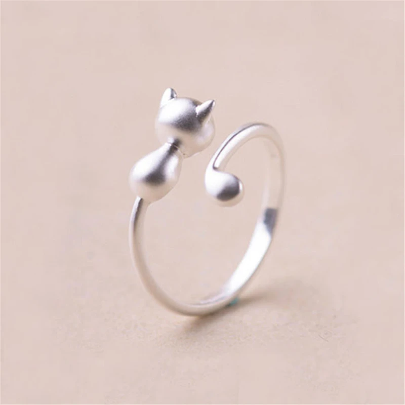 H:HYDE Pretty Cat Shape Finger Ring Cat Claws Design Adjustable Rings For Women Cute Animal Silver Color Ring Party Gift
H:HYDE Pretty Cat Shape Finger Ring Cat Claws Design Adjustable Rings For Women Cute Animal Silver Color Ring Party Gift