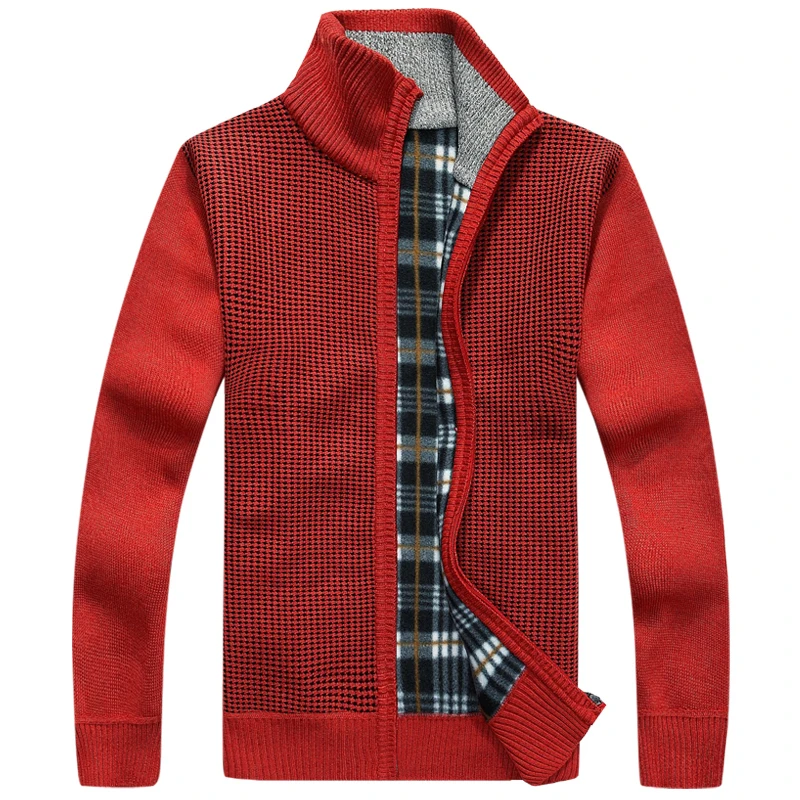 Men's Sweater Winter Warm Thick Velvet Sweatercoat Zipper Collar Casual Cardigan Knit Turtleneck Male Knitwear Plus Big Size 3XL
Men's Sweater Winter Warm Thick Velvet Sweatercoat Zipper Collar Casual Cardigan Knit Turtleneck Male Knitwear Plus Big Size 3XL