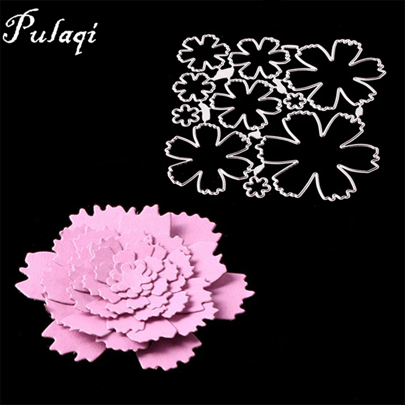 Pulaqi 10pcs Mix Size Flower Cutting Dies For DIY Scrapbooking Embossing Dies Metal 3D Stamp Handmade Card Making Photo Decor B
Pulaqi 10pcs Mix Size Flower Cutting Dies For DIY Scrapbooking Embossing Dies Metal 3D Stamp Handmade Card Making Photo Decor B