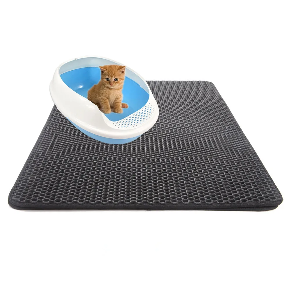Pet Cat Litter Mat Waterproof Dual Layer EVA Cat Litter Scatter Control Trapper Pad Non-Slip Clean Pad Pet Cats Accessories
Pet Cat Litter Mat Waterproof Dual Layer EVA Cat Litter Scatter Control Trapper Pad Non-Slip Clean Pad Pet Cats Accessories