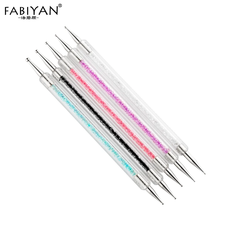 5Pcs/Set 2 Way Nail Art Dotting Pen Brush Dot Rhinestones Crystal Acrylic Handle Tips Painting Polish Gel Tools Design Manicure
5Pcs/Set 2 Way Nail Art Dotting Pen Brush Dot Rhinestones Crystal Acrylic Handle Tips Painting Polish Gel Tools Design Manicure