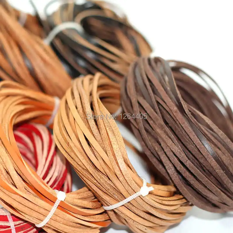 3mm wide leather ,10m/piece bracelets rope genuine cow leather cord (About 1.5mm Thick)
3mm wide leather ,10m/piece bracelets rope genuine cow leather cord (About 1.5mm Thick)