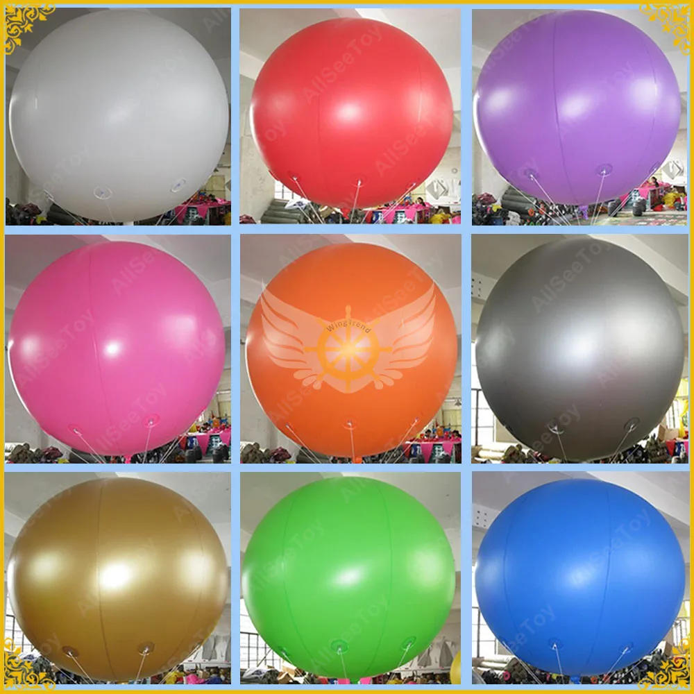 

Giant Inflatable balloon,2m Big Advertising Helium Ball,PVC Material Huge Sky Sphere