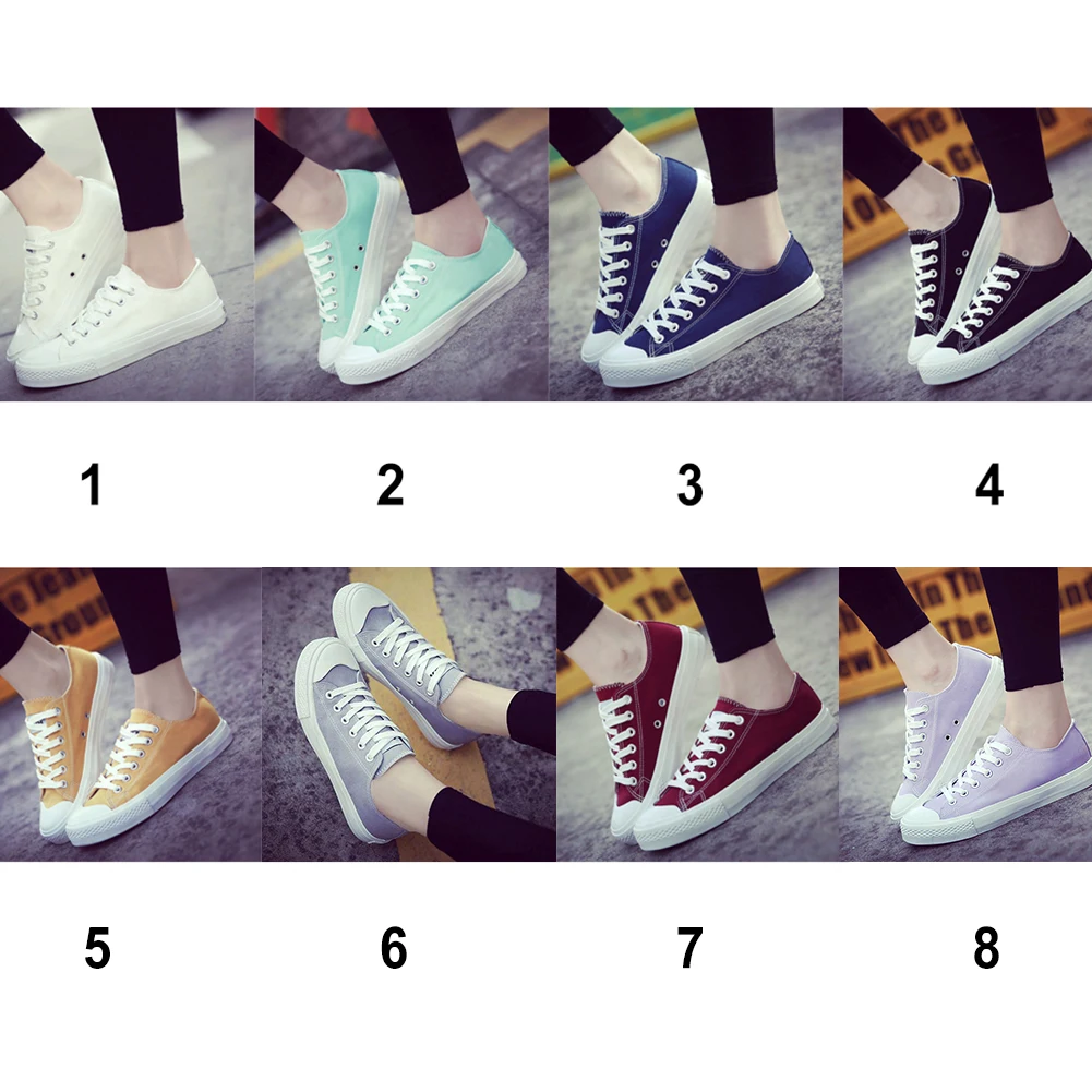 Unisex Skateboarding Canvas Shoes Lace Up Causal Sports Sneakers Women Girls Student Daily Outdoor Wear Solid Color Flat Shoes
Unisex Skateboarding Canvas Shoes Lace Up Causal Sports Sneakers Women Girls Student Daily Outdoor Wear Solid Color Flat Shoes