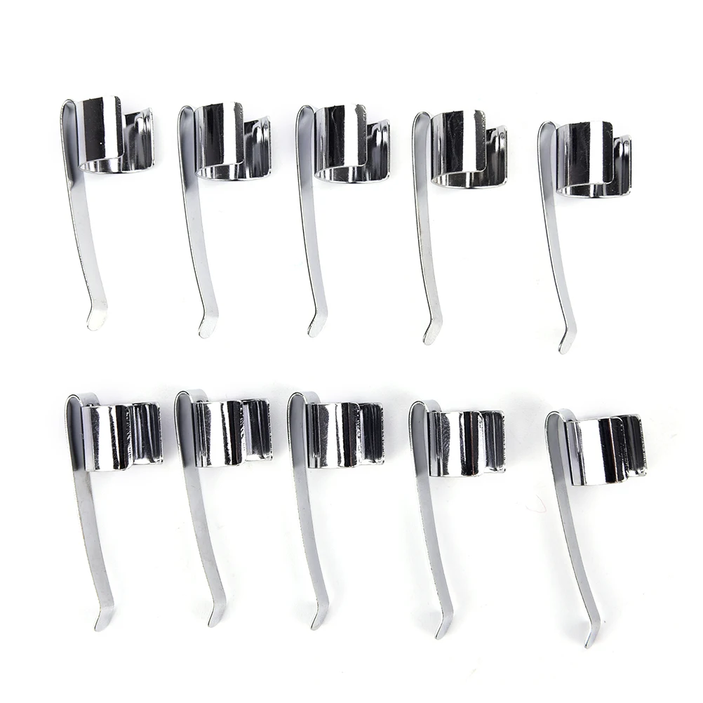 Silver Flashlight clip Flashlight Mount Holder pen clip Stainless steel clamp 10pcs
Silver Flashlight clip Flashlight Mount Holder pen clip Stainless steel clamp 10pcs