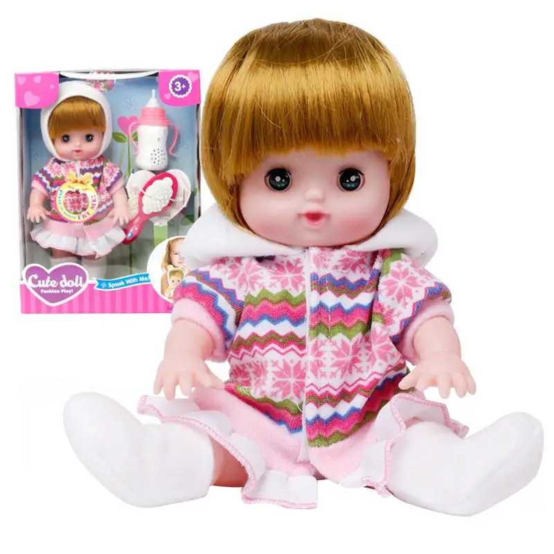 Children's Electric Sounding Feeding-bottle Doll Crying Laughing Doll Toy Baby Doll with Stroller Set
Children's Electric Sounding Feeding-bottle Doll Crying Laughing Doll Toy Baby Doll with Stroller Set