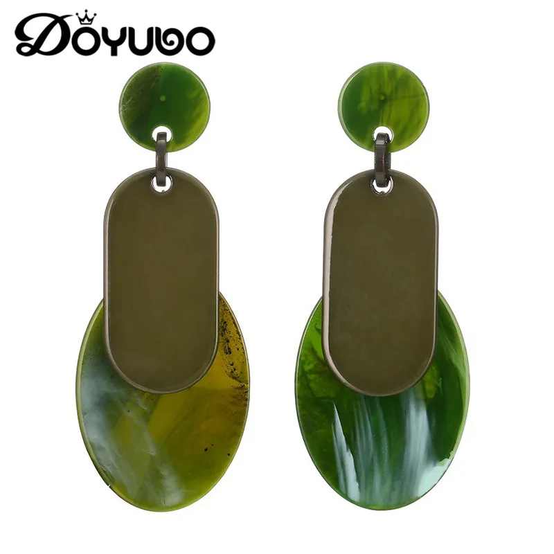 DOYUBO Personality 2019 Large Long Acrylic Acetate Drop Earrings For Women Fashion Earrings Jewelry Lady Cool Accessories EA007
DOYUBO Personality 2019 Large Long Acrylic Acetate Drop Earrings For Women Fashion Earrings Jewelry Lady Cool Accessories EA007