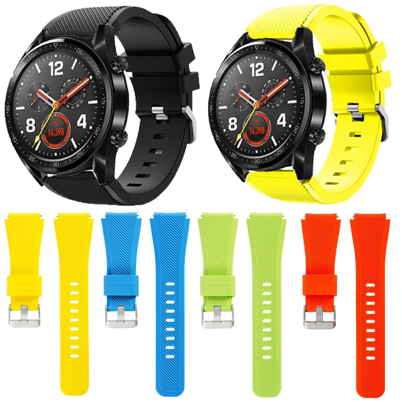 22mm watch bands for Huawei Watch gt strap/Honor Magic/galaxy watch 46mm strap silicone belt smart watch replace wristband
22mm watch bands for Huawei Watch gt strap/Honor Magic/galaxy watch 46mm strap silicone belt smart watch replace wristband