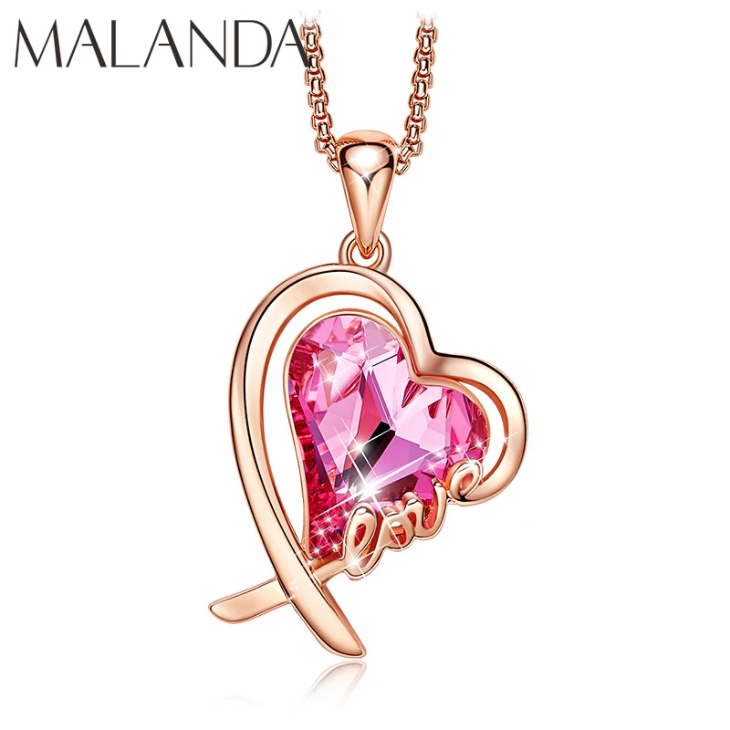 Malanda New Fashion Heart Pendant Necklace Crystals From Swarovski Love Statement Necklaces For Women Wedding Jewelry Lover Gift
Malanda New Fashion Heart Pendant Necklace Crystals From Swarovski Love Statement Necklaces For Women Wedding Jewelry Lover Gift