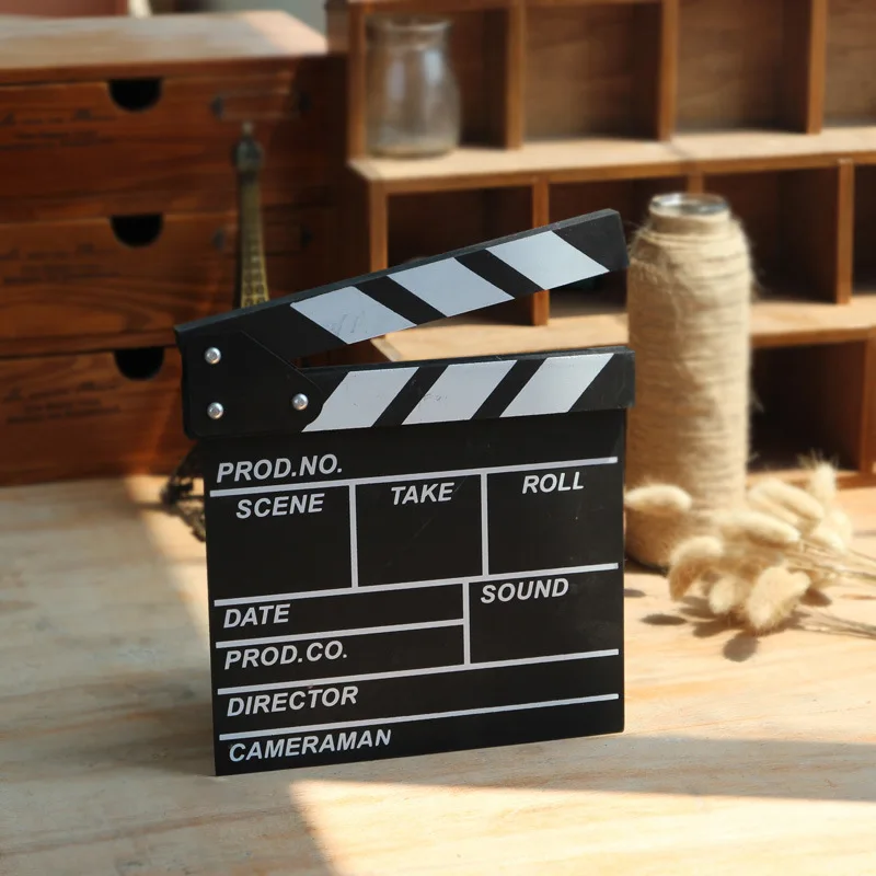 Video Scene Clapperboard Mini Director Video Scene Clapperboard TV Movie Clapper Board Film Slate Cut Prop Scene Clapperboard
Video Scene Clapperboard Mini Director Video Scene Clapperboard TV Movie Clapper Board Film Slate Cut Prop Scene Clapperboard