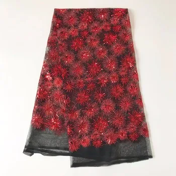 2017 High Quality African Lace Fabric With Seuqins Red Sequined Indian 3 d flowers Embroidery Guipure Lace Tulle Mesh Tissu
2017 High Quality African Lace Fabric With Seuqins Red Sequined Indian 3 d flowers Embroidery Guipure Lace Tulle Mesh Tissu