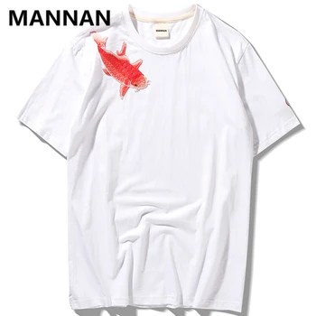 MANNAN Japanese Shoulder Embroidery Koi Carp Fish Tshirts Streetwear 2019 Men Hip Hop Harajuku Casual Tees Male T Shirts Tops
MANNAN Japanese Shoulder Embroidery Koi Carp Fish Tshirts Streetwear 2019 Men Hip Hop Harajuku Casual Tees Male T Shirts Tops