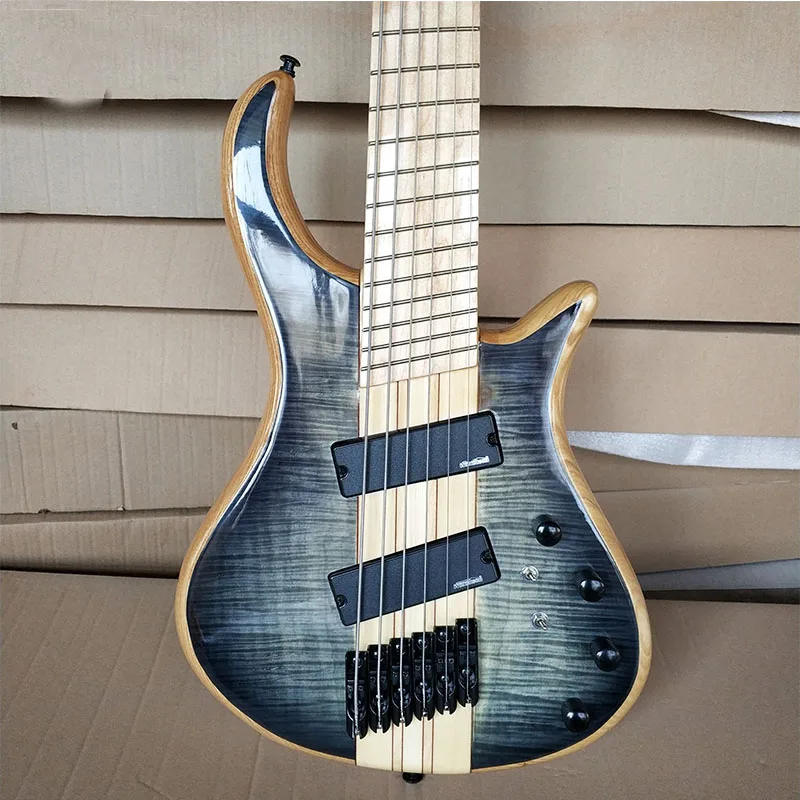 Grote,6 Strings Electric Bass Guitar Maple Body one-piece set neck Bass active pickups Guitar Bass Music instruments
Grote,6 Strings Electric Bass Guitar Maple Body one-piece set neck Bass active pickups Guitar Bass Music instruments