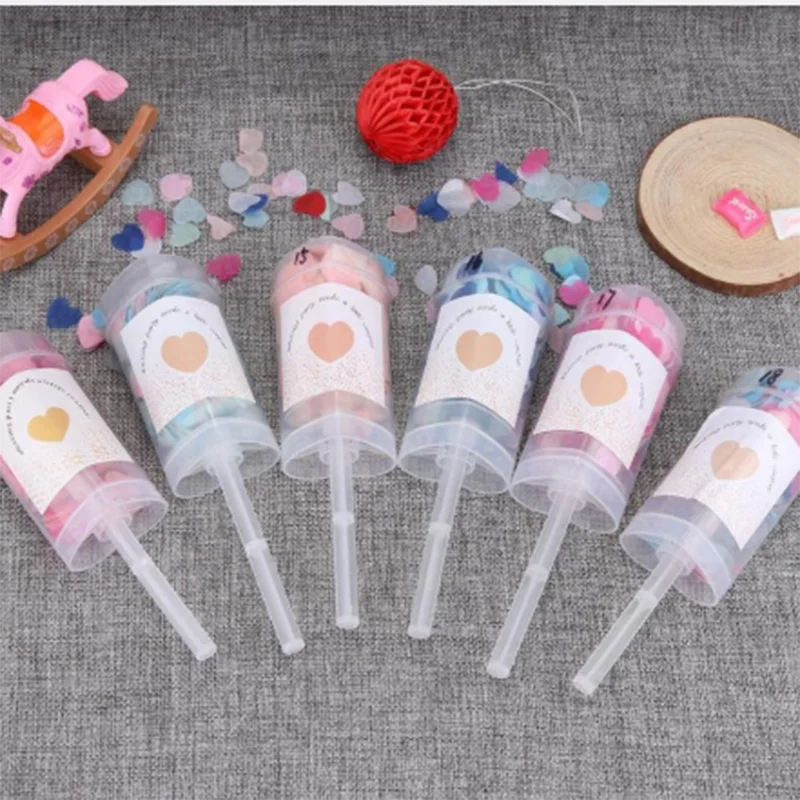 1PC Heart Push Poppers With Mixed Rose Gold Confetti for Wedding Decoration Bridal Shower Anniversary Baby Shower
1PC Heart Push Poppers With Mixed Rose Gold Confetti for Wedding Decoration Bridal Shower Anniversary Baby Shower