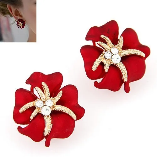 2019 New Fashion Personality Classic Elegant Rich Flower Starfish Alloy Rhinestone Crystal Earrings / Ear Buckle Female Models
2019 New Fashion Personality Classic Elegant Rich Flower Starfish Alloy Rhinestone Crystal Earrings / Ear Buckle Female Models