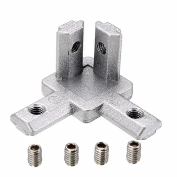 4pcs High Hardness Aluminum Profile Corner Bracket 2020 T Slot 3-way + 16pcs Screws For 3D Printer
4pcs High Hardness Aluminum Profile Corner Bracket 2020 T Slot 3-way + 16pcs Screws For 3D Printer