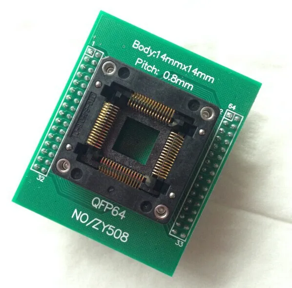 Free shipping original programmer dedicated special ZY508C TQFP64 ZLG X5/X8/5000U burning seat
Free shipping original programmer dedicated special ZY508C TQFP64 ZLG X5/X8/5000U burning seat