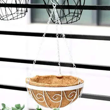 Hanging Coconut Vegetable Flower Pot Basket Liners Planter Garden Decor Iron Art Garden Flower & Balcony Planters Pots
Hanging Coconut Vegetable Flower Pot Basket Liners Planter Garden Decor Iron Art Garden Flower & Balcony Planters Pots