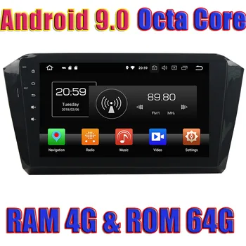 WANUSUAL 10.1Inch Android 9.0 Car Media Center Radio For VW Magotan 2016-2017 GPS Navigation Player 2 Din NO DVD Magnitol Video