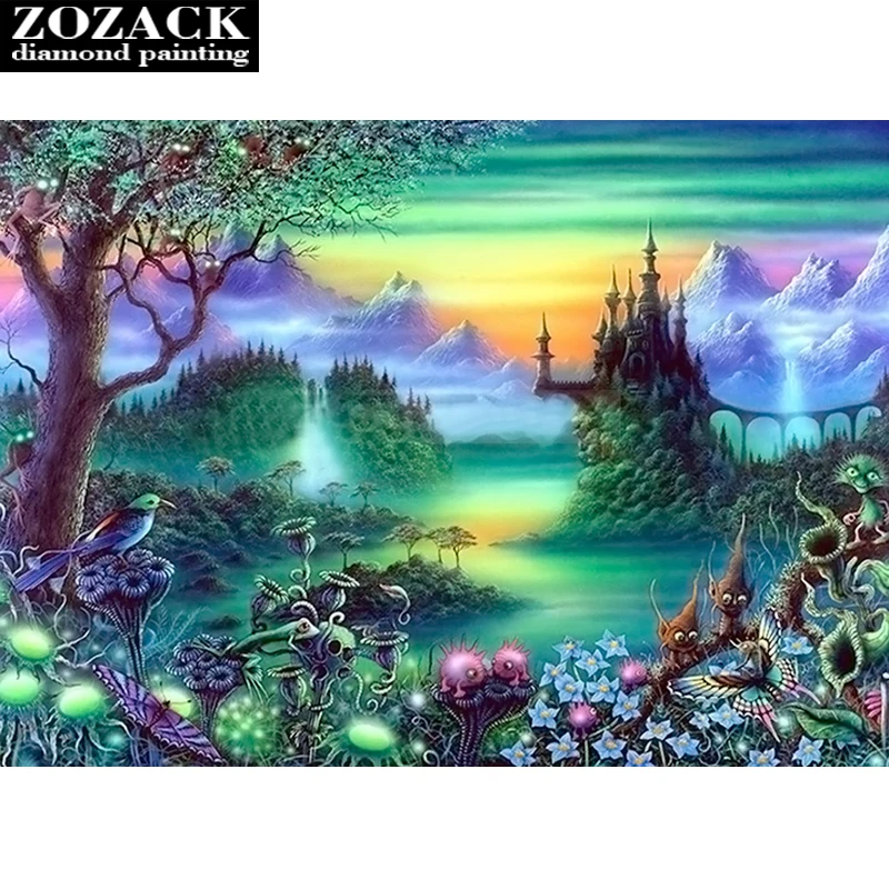 5D Diy Diamond Painting Cross Stitch Kits Wonderland Scenery Full Square Diamond Embroidery Needlework Rhinestone Mosaic Crafts
5D Diy Diamond Painting Cross Stitch Kits Wonderland Scenery Full Square Diamond Embroidery Needlework Rhinestone Mosaic Crafts