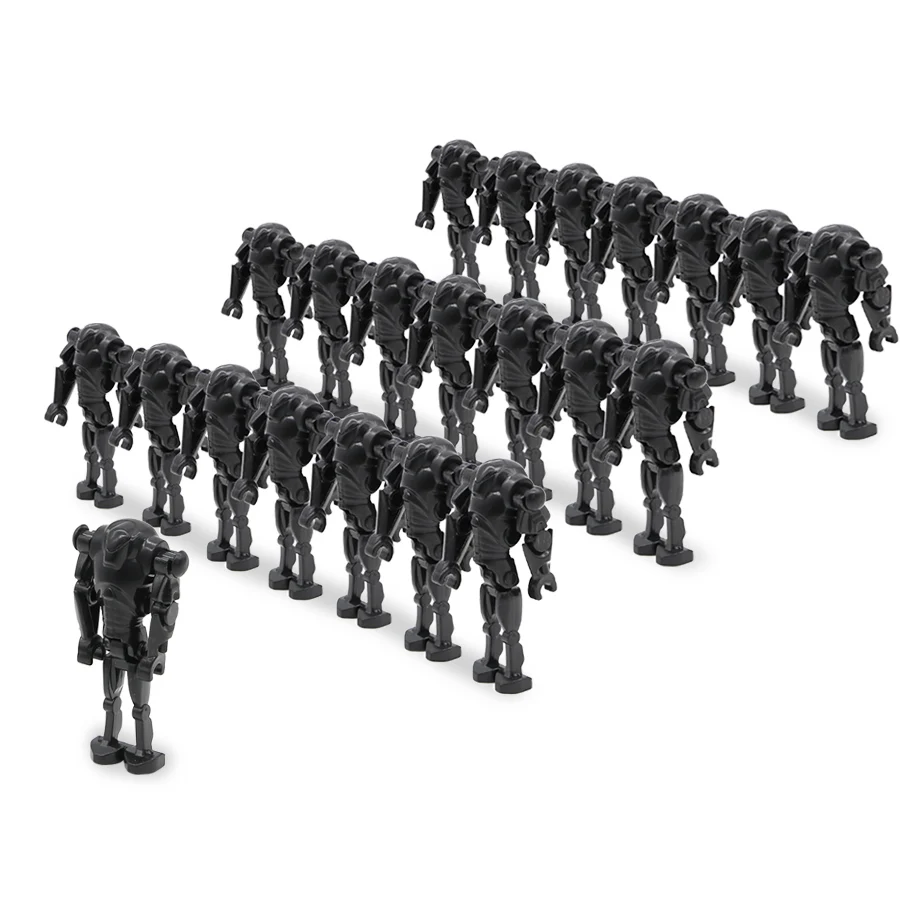 4Pcs/Set Star Wars Battle Droids Robot Figures Building Blocks Toys with Gun Brick Modle Set Toys for Children Legoing
4Pcs/Set Star Wars Battle Droids Robot Figures Building Blocks Toys with Gun Brick Modle Set Toys for Children Legoing