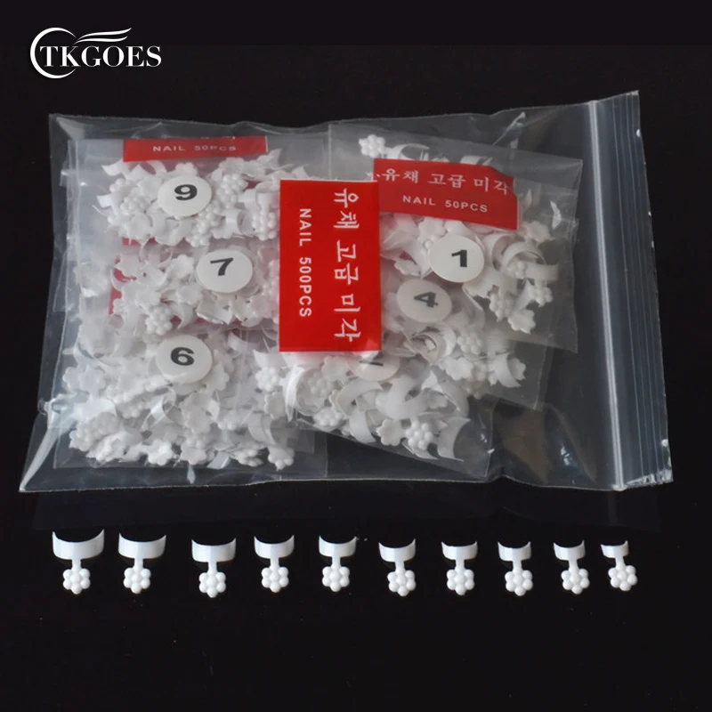 TKGOES 500PCS Decorative White French Style False Acrylic Nail Art Tips Manicure 10 Sizes UV Gel Decoration Finger Art Practic
TKGOES 500PCS Decorative White French Style False Acrylic Nail Art Tips Manicure 10 Sizes UV Gel Decoration Finger Art Practic