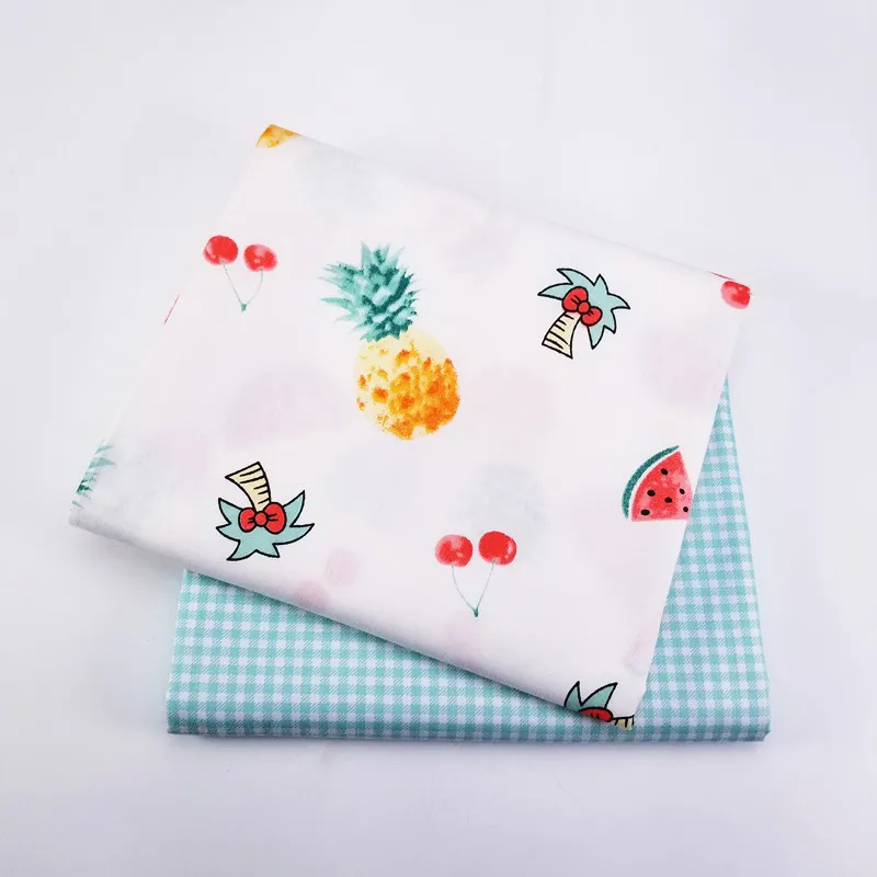 2pcs/lot Cotton Fruits Fabric Patchwork Breathable Cloth By Meters For Quilting Baby Bedding Blanket Sewing Cloth Material
2pcs/lot Cotton Fruits Fabric Patchwork Breathable Cloth By Meters For Quilting Baby Bedding Blanket Sewing Cloth Material