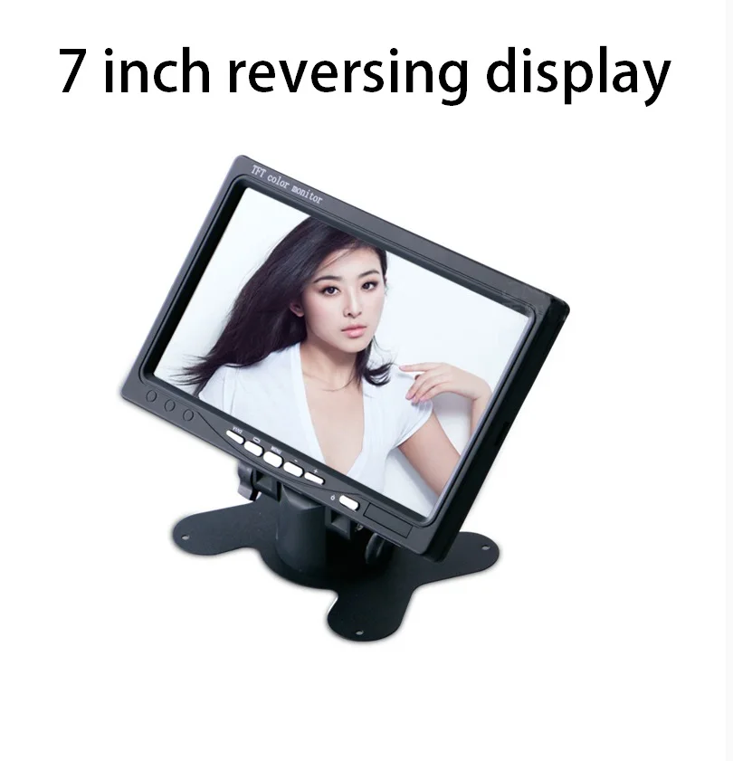 HD 7" inch Color TFT LCD Car Monitor Rear View CCTV Monitor Display with 2 Channels Video Input for DVD VCD Reversing Camera
HD 7" inch Color TFT LCD Car Monitor Rear View CCTV Monitor Display with 2 Channels Video Input for DVD VCD Reversing Camera