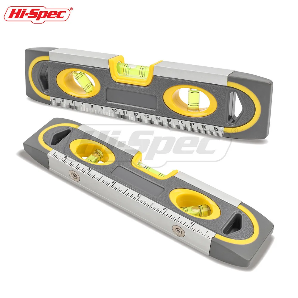 Hi-Spec 1pc 230mm Spirit Level Magnetic Aluminum Ruler Lever High Accuracy Scale Measuring Instrument Level Tool Diagnostic-tool
Hi-Spec 1pc 230mm Spirit Level Magnetic Aluminum Ruler Lever High Accuracy Scale Measuring Instrument Level Tool Diagnostic-tool