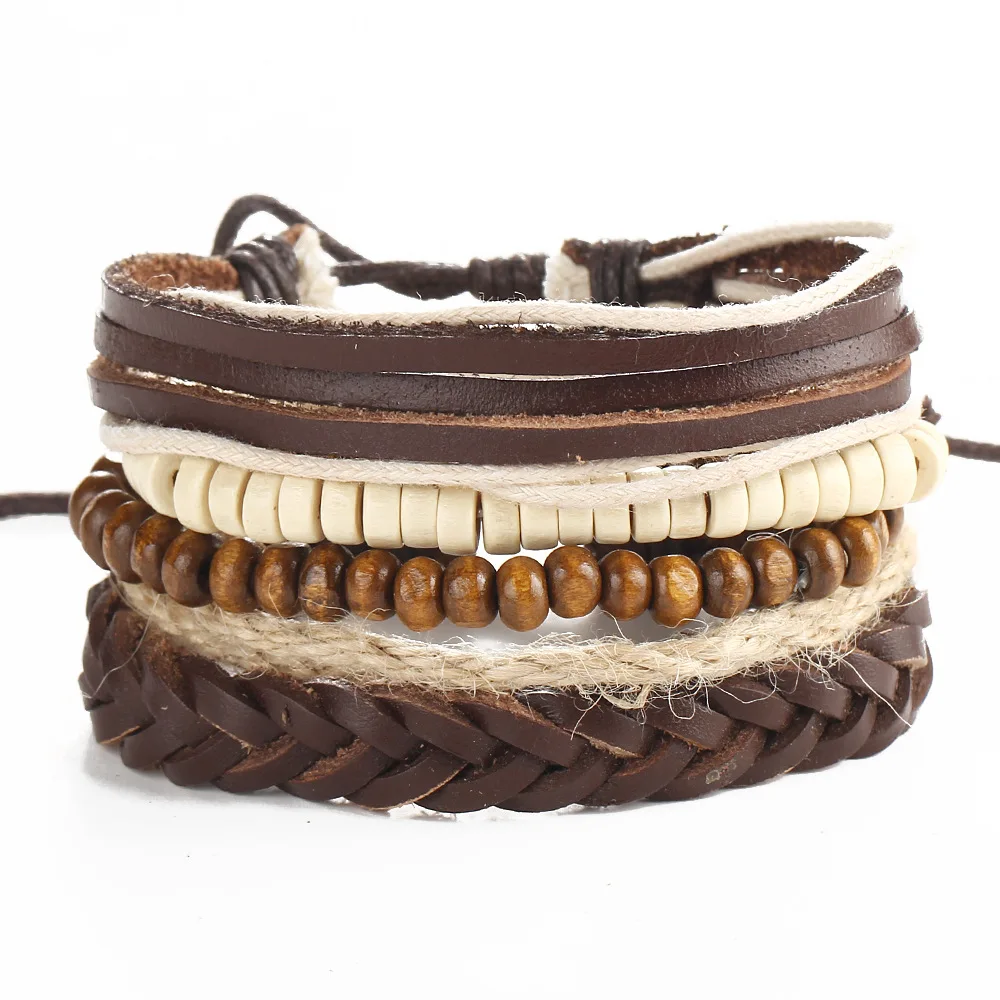 Multi Layer Hemp Wooden Beads Bracelets Leather Braided Vintage Ethnic Braclet For Male Wristband Jewelry Pulseira
Multi Layer Hemp Wooden Beads Bracelets Leather Braided Vintage Ethnic Braclet For Male Wristband Jewelry Pulseira