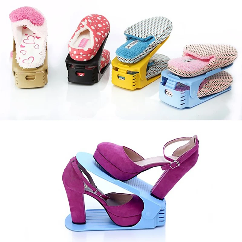 8pcs Double Shoe Racks Storage plastic Shoe container organizador zapatos Shoes Organizers Stand Shelf for Living Room
8pcs Double Shoe Racks Storage plastic Shoe container organizador zapatos Shoes Organizers Stand Shelf for Living Room