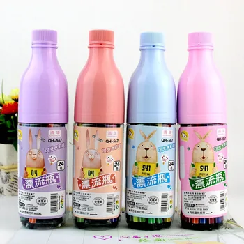Drift Bottle Packing 24Color WaterPen Washable Color Painting Pen Cheap Color Drawing Pen School Stationery Kid Gift Promotional
Drift Bottle Packing 24Color WaterPen Washable Color Painting Pen Cheap Color Drawing Pen School Stationery Kid Gift Promotional