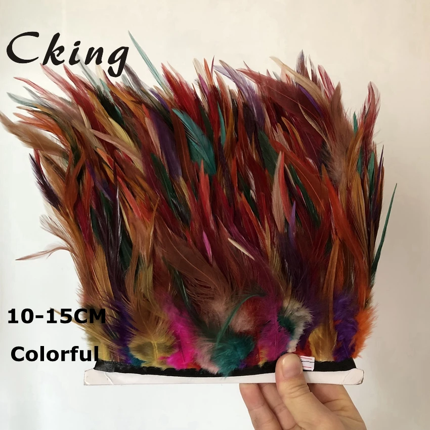 42 Colors 10 Meter Width 10-15CM Dyed Colorful Rooster Cock Schlappen Feather Ribbon Lace Trim DIY Clothing Party Decoration
42 Colors 10 Meter Width 10-15CM Dyed Colorful Rooster Cock Schlappen Feather Ribbon Lace Trim DIY Clothing Party Decoration