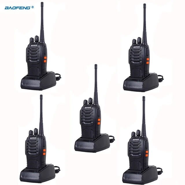 Walkie Talkie 5PCS 5w Two-Way Scanner Bf 888s Radio Communicator For Ham Portable Radio Station HF Transceiver baofeng bf-888s
Walkie Talkie 5PCS 5w Two-Way Scanner Bf 888s Radio Communicator For Ham Portable Radio Station HF Transceiver baofeng bf-888s